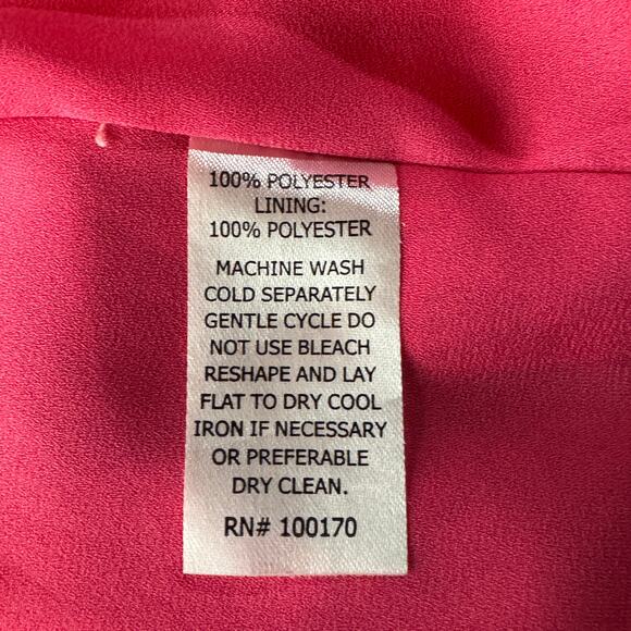 Adrienne Vittadini Medium Top Sleeveless Abstract Lined Keyhole Round Neck Multi - Picture 9 of 9